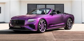 2026 Continental GTC Supernova Purple Ombre-Lackierung